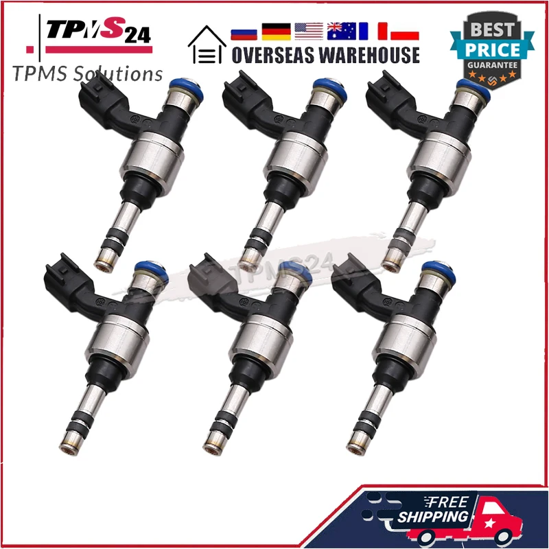 

6Pcs Fuel Injectors 12629927 For 2010-2011 Chevrolet Equinox Cadillac CTS Cadillac SRX GMC Terrain 2010 Buick LaCrosse