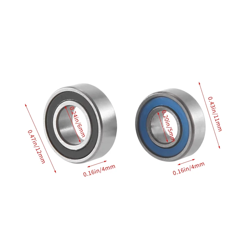30Pcs Sealed Bearing Kit for Tamiya 1/14 Truck Tractor Trailer Semi Grand Knight King Hauler Upgrade Parts