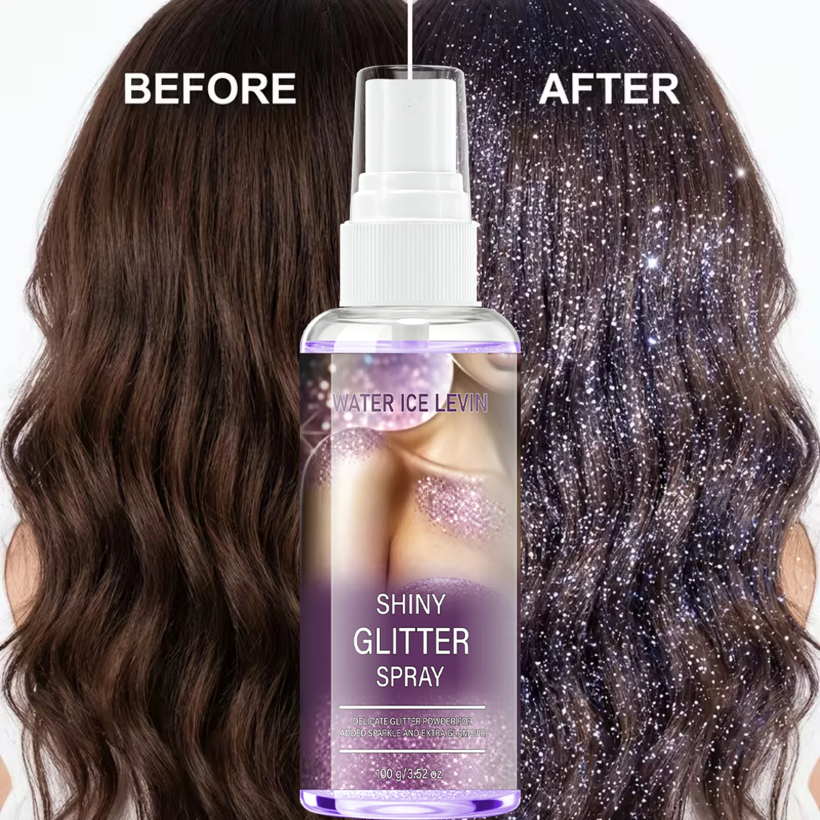 Face Mist Mineral - Спрей для тела с блестками, кератином