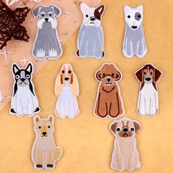 New Cartoon Pet Dog Patch For Clothing Thermoadhesive Patches Iron On Sewing On Kids Jeans Fusible Stickers Appliques Decoration