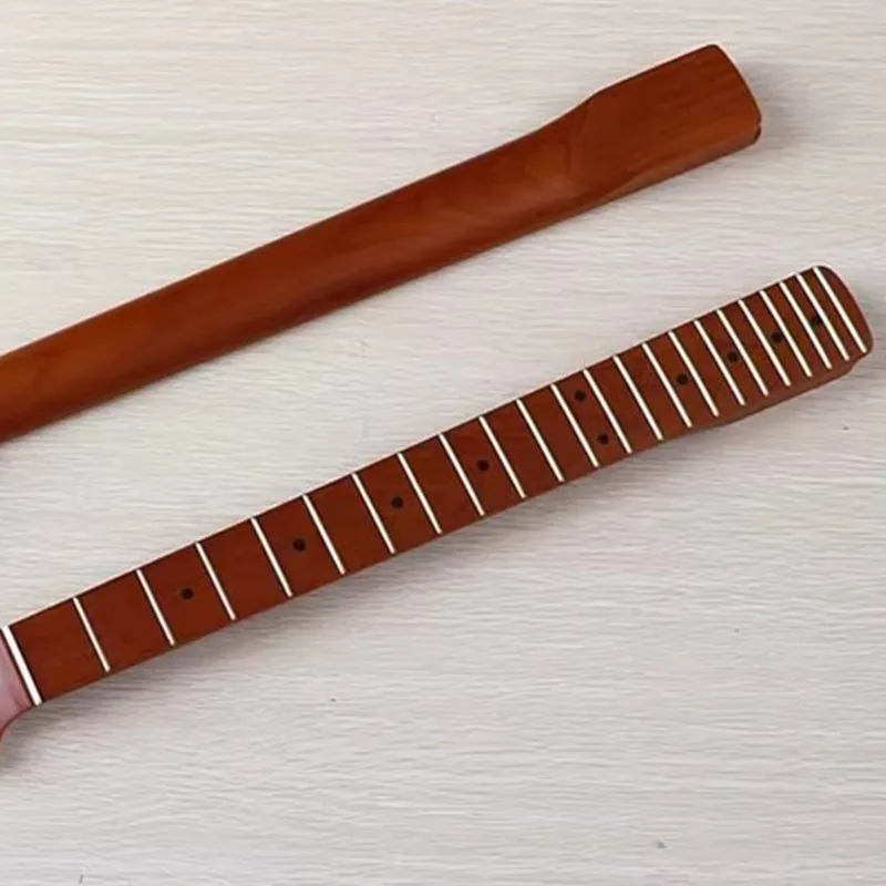 

22 Frets Roast Maple Electric Guitar Neck Maple Fretboard Inlay dots matte Paint Guitar Parts Accessories