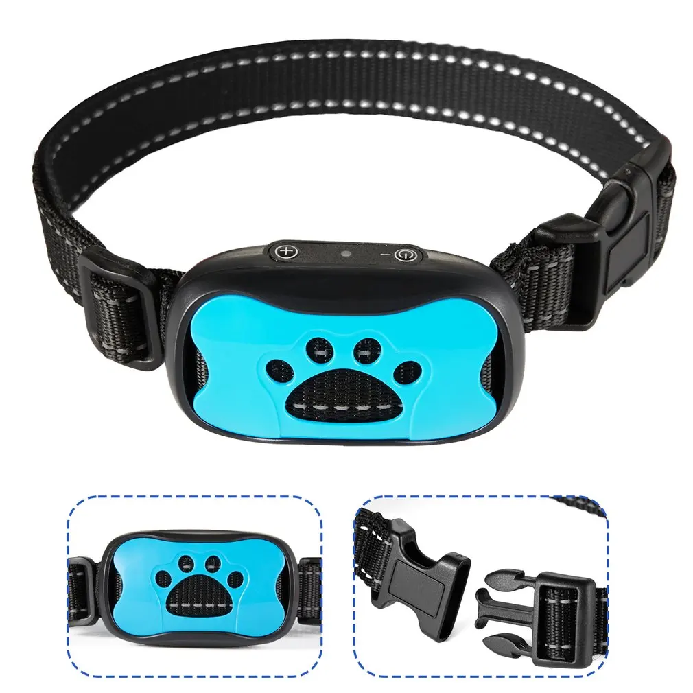 Pet Dog AntiBarking USB Electric Ultrasonic Dogs Stop Barking Vibration Anti Bark Collar Automatic Collar Dog Training Collars image 3