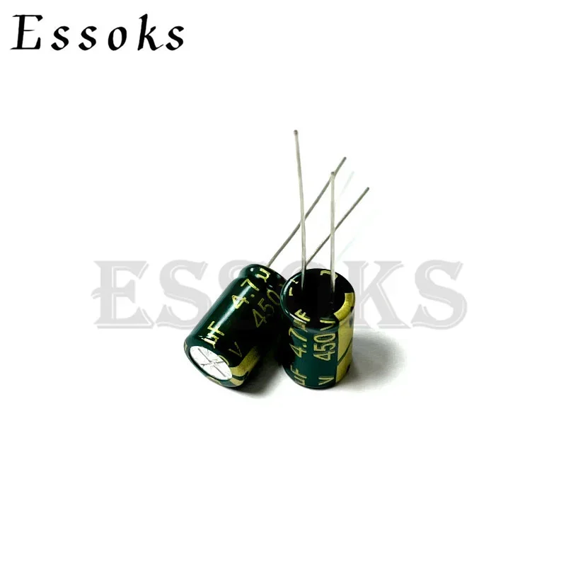 20pcs Electrolytic Capacitor 450V4.7UF 450V 4.7UF 8X12 mm High Frequency Low ESR Aluminum Capacitors