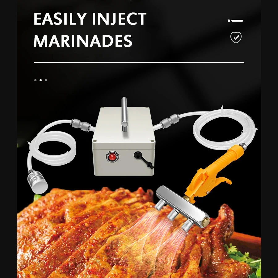 電気射出成形機 バーベキュー ラムレッグ ニードルマリネ ホールラムチョップ ビーフブライン 調味料マリネ ミートガン ポンプ