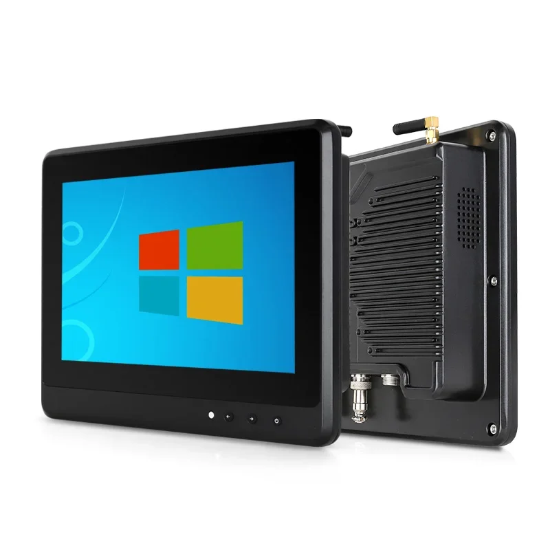 10.1 Inch Buttons Preposition Industrial Panel PC  X86 J1900 Waterproof vehicle-mounted touch screen all in one computer