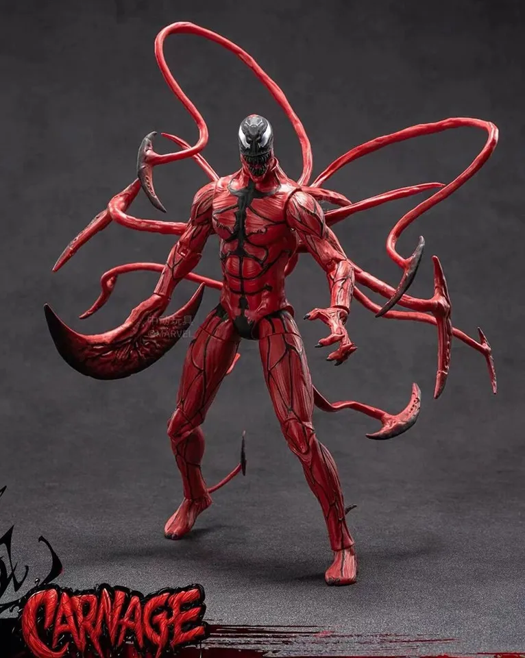 ZD Toys Venom Figuras de ação Carnage Caixa Coleção Figuras de