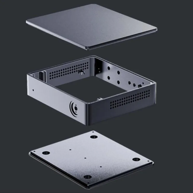All-Aluminum Alloy Integrated Profile Amplifier Chassis, Split-Type Enclosure, Multi-Functional Case PAD-30
