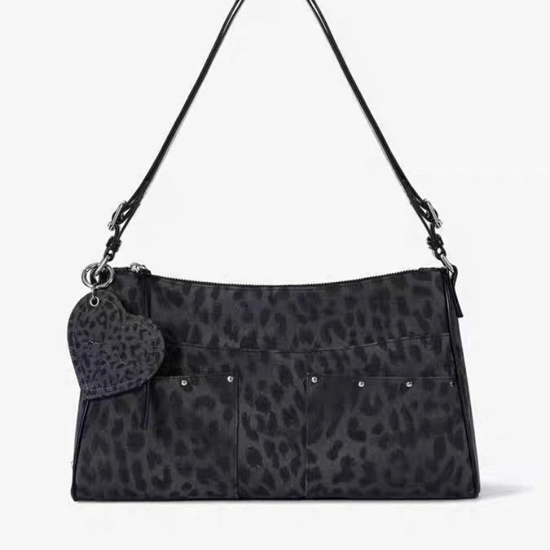 Fennec Korea High-Quality Designer Brand Leopard Print Shoulder Bag Crossbody