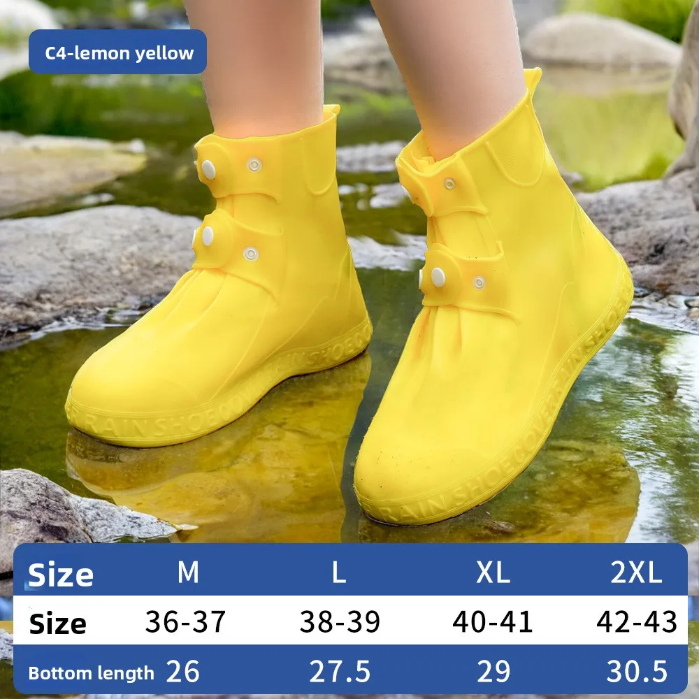 Kids Snow Boots CoverWaterproof Non-Slip Shoe Protector for Children,Thickened Wear-Resistant High Tube Gaiter for Snow Sand Mud