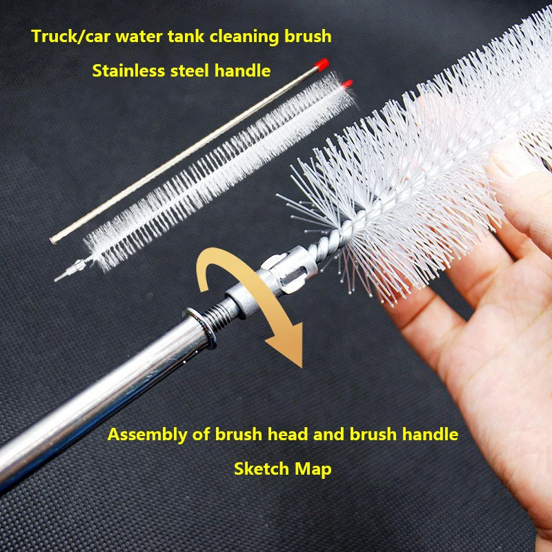 Radiator Cleaner Brush Dryer Machine Brush Portable Bendable Long Scrubber Washing Machine Brush Home Cleaning Tools