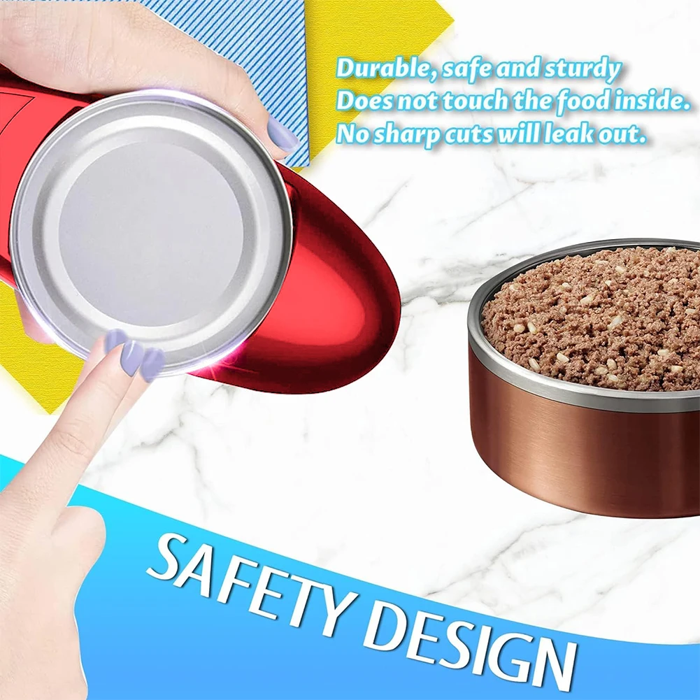 فتاحة علب كهربائية تعمل بالبطارية فتاحة علب أوتوماتيكية موفر للمساحة فتاحة غطاء محمولة لكبار السن الذين يعانون من التهاب المفاصل #4