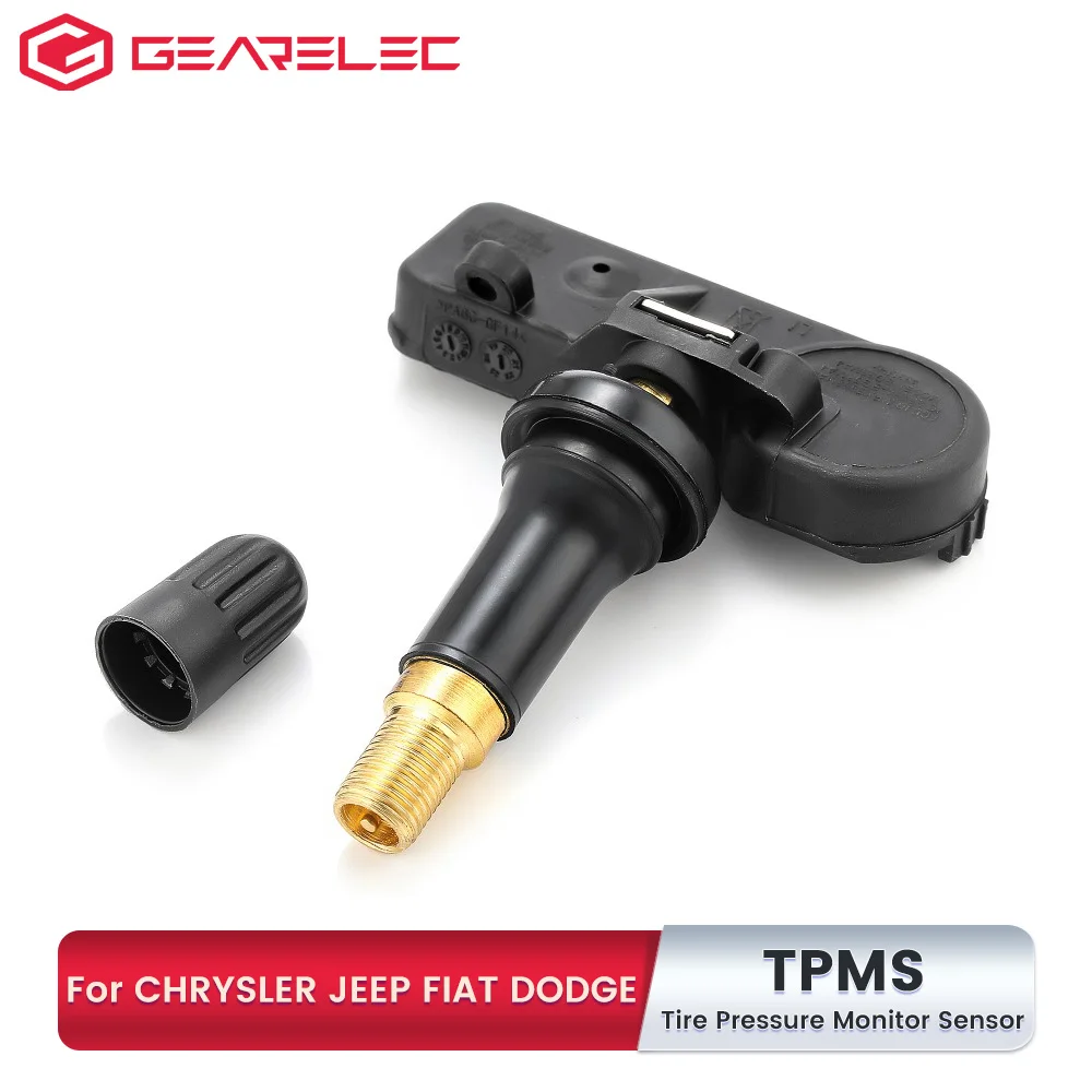 Monitor de presión de neumáticos 56029398AB, Sensor TPMS de 433MHZ para CHRYSLER, JEEP, FIAT, DODGE, 1 unidad