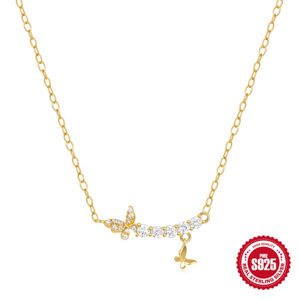 

Корейское серебро S925, ожерелье с одним бриллиантом в форме лесного сердца, легкий роскошный нишевый дизайн, универсальное для женщин