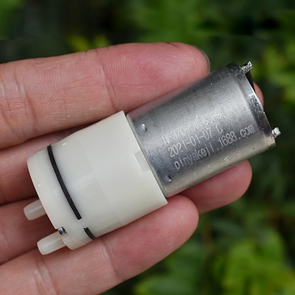 Micro 370 Vacuum Pump DC 5V 6V Air Oxygen Pump Electric Diaphragm Pump Breast Pump Negative Pressure Pump USB Pumping Booster