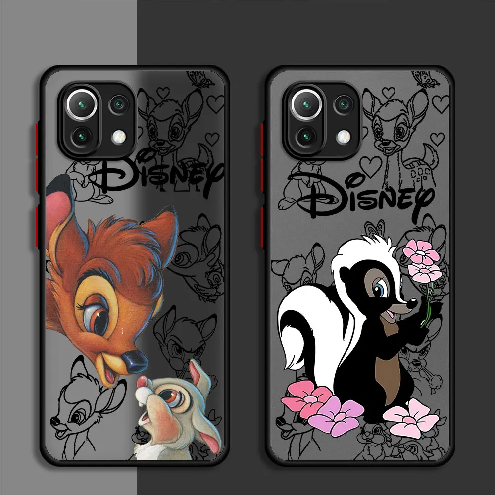 Disney Bambi Deer Phone Case for Xiaomi Mi 9T 11 Lite 12 13 Pro Note 10 Lite 11T 12X 10T 13 Ultra 12T Pro Shockproof Cover