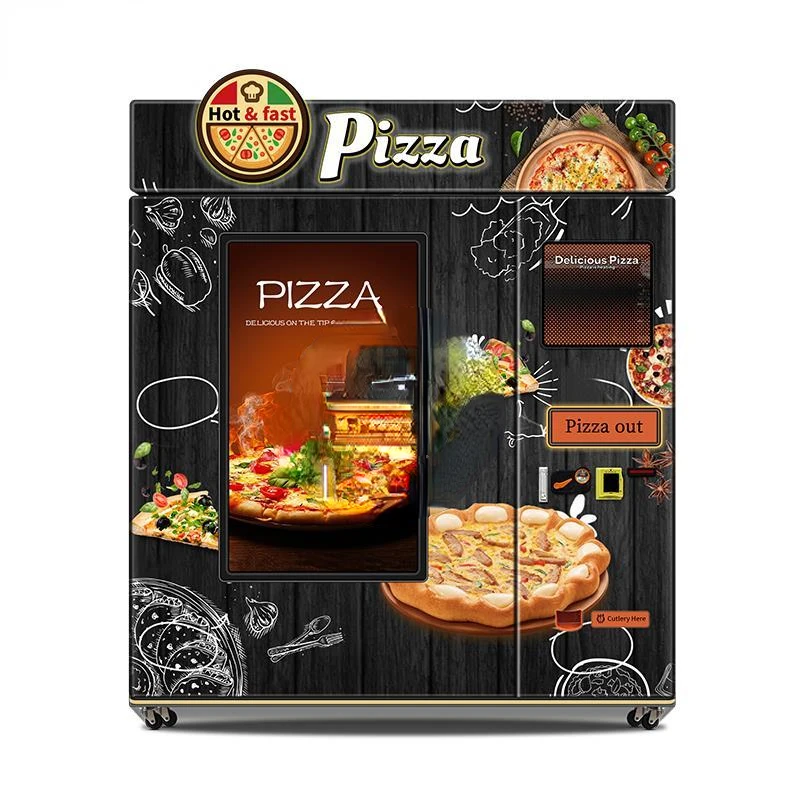 110-220V 50/60HZ Pizza Cooking Vending Machine With Infrared Oven Outdoor Use