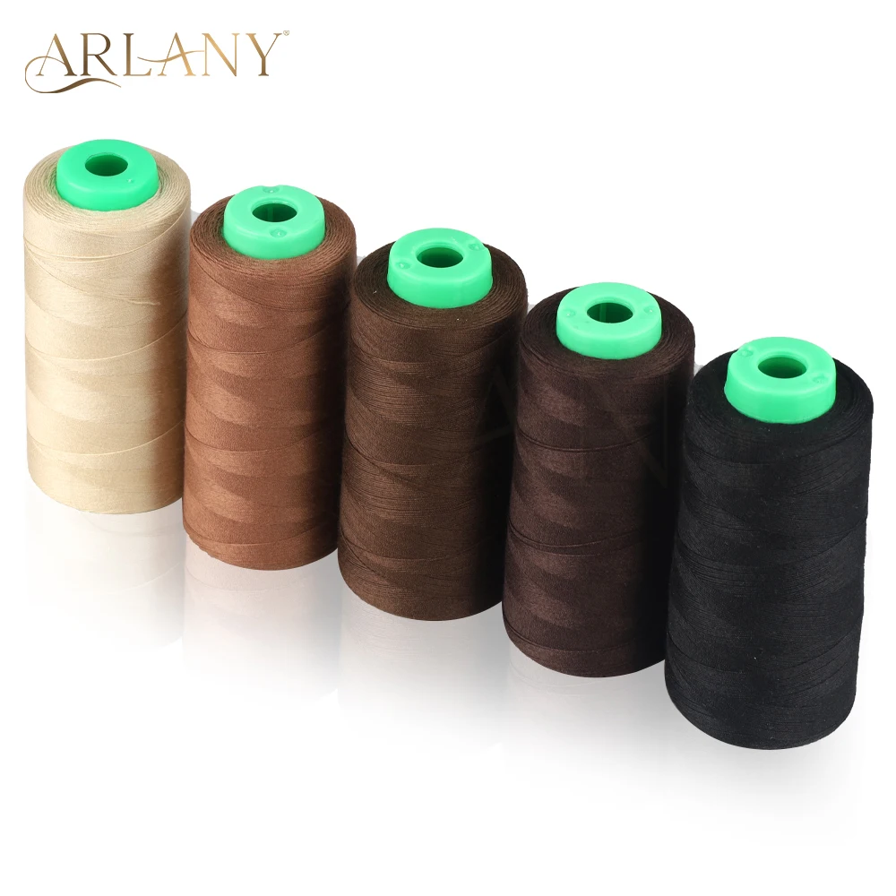 

ARLANY 1000 Yards/roll Cotton Hand Sewing Thread Connecting Threads for Sewing Machine and Hair Extension