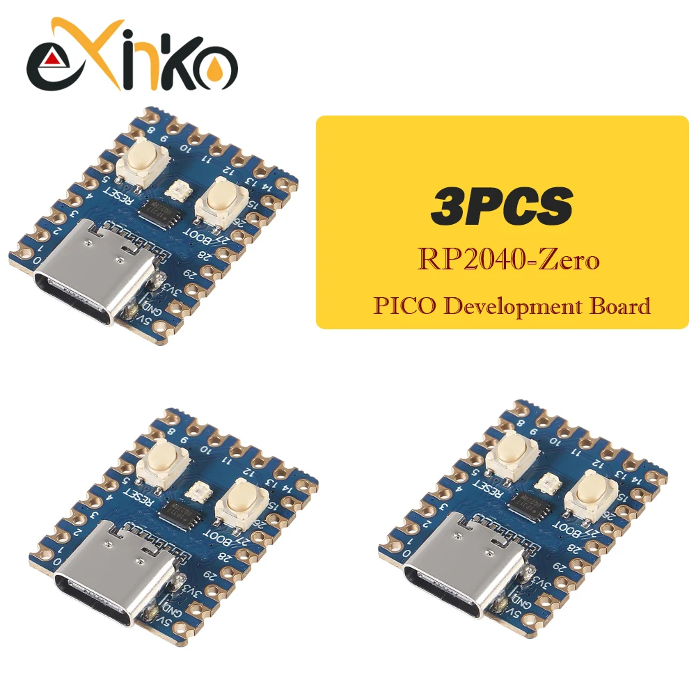 1-10 sztuk Raspberry Pi RP2040-Zero mikrokontroler PICO płytka rozwojowa RP2040 dwurdzeniowy procesor Cortex M0 + 2MB Flash — zdjęcie produktu 3