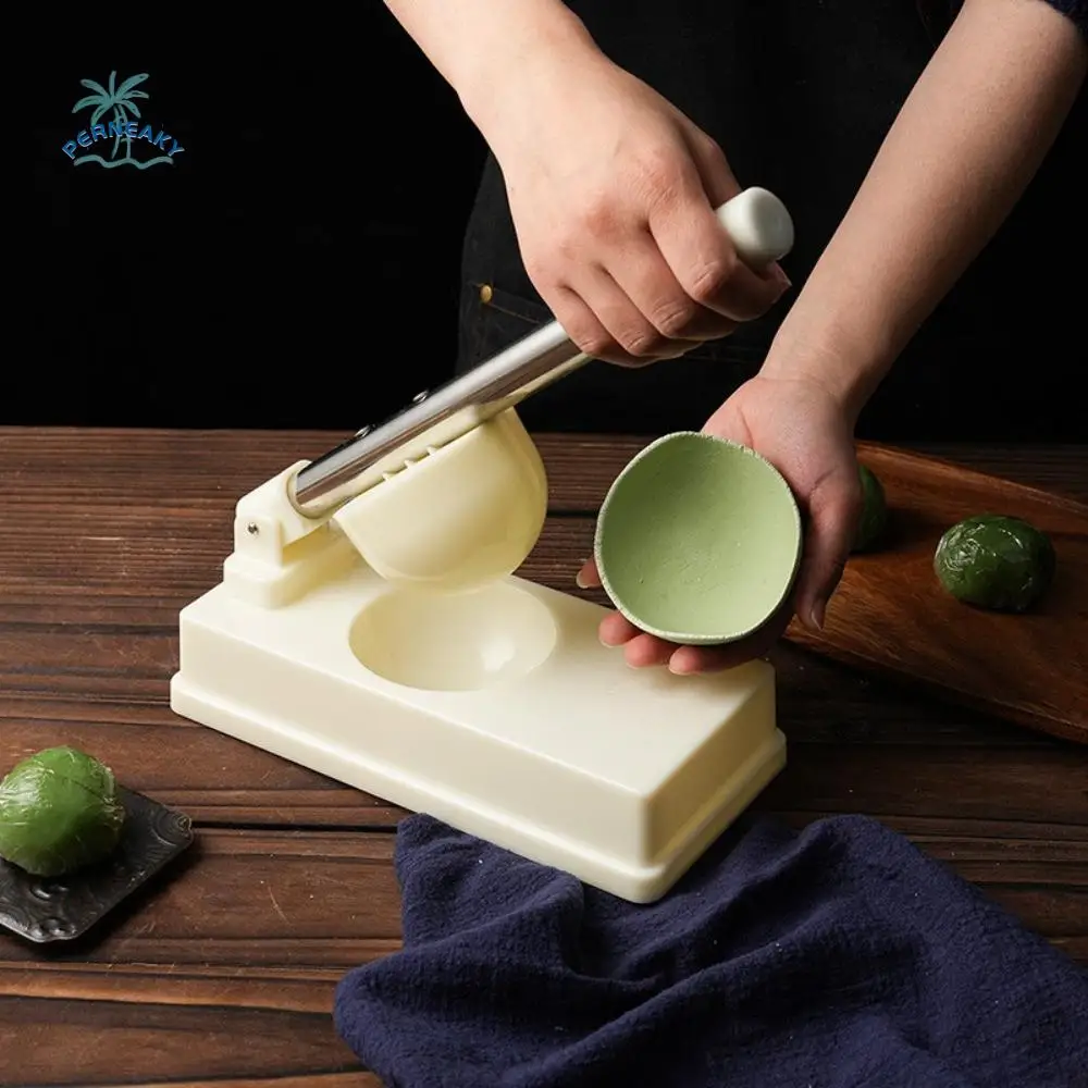 

Hand Press Sweet Green Rice Balls Skin Molds Manual Efficient Dumpling Skin Pressing Mold Labor-saving Solid