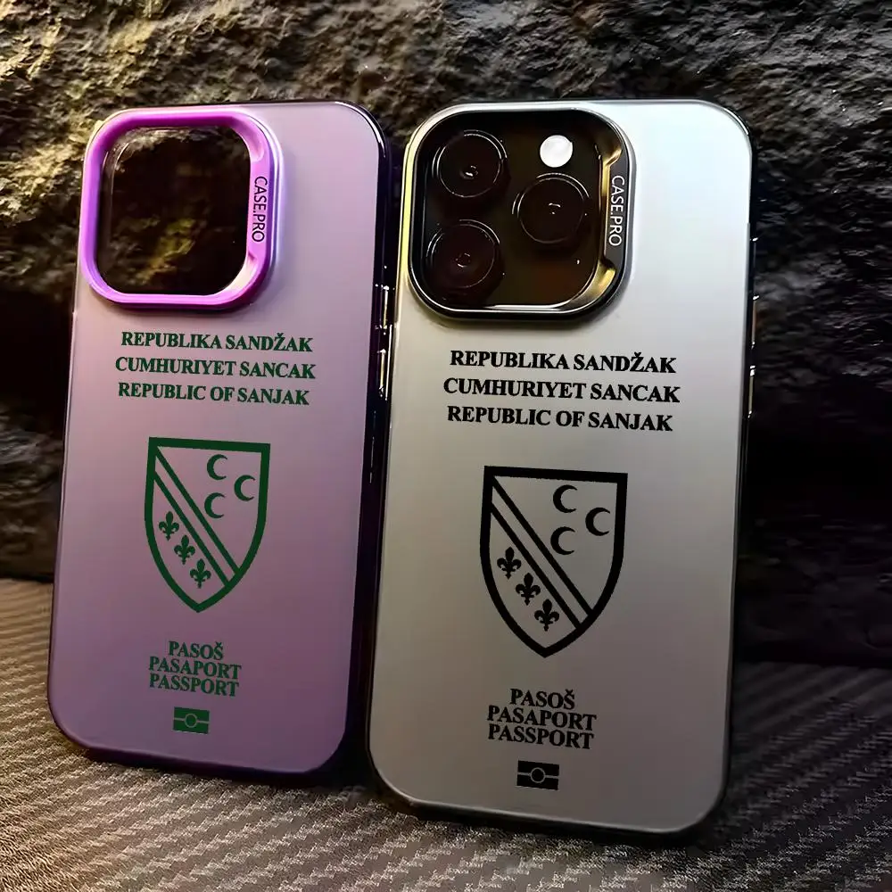 Крутой чехол для телефона Cool REPUBLICs OF S-SandzakS Passport для Xiaomi Redmi Note 11 12 13 14 15 Pro Plus 4G 5G, матовая задняя крышка с защитой от падения