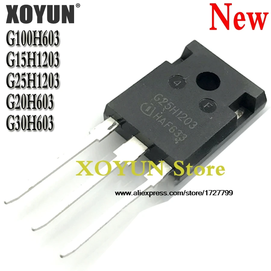 

5pcs New IGW100N60H3 IGW15N120H3 IGW25N120H3 IGW20N60H3 IGW30N60H3 G100H603 G15H1203 G25H1203 G20H603 G30H603 TO-247