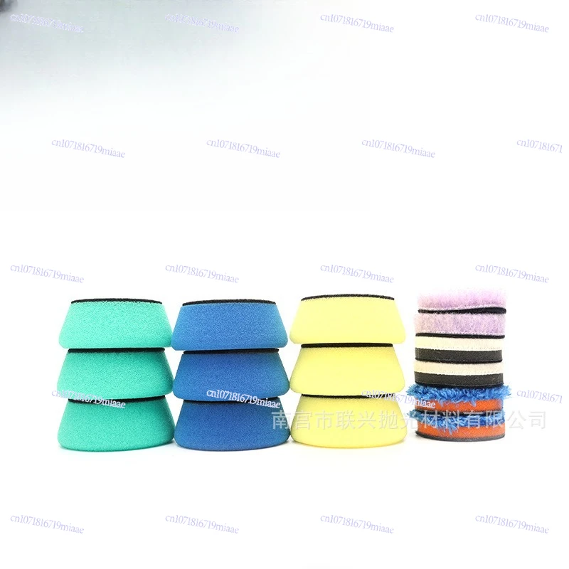 36-Piece Set 1/2 Inch Detail Polishing Wheel Sponge Tray DA Wool Tray Wax Tray Car Small Area