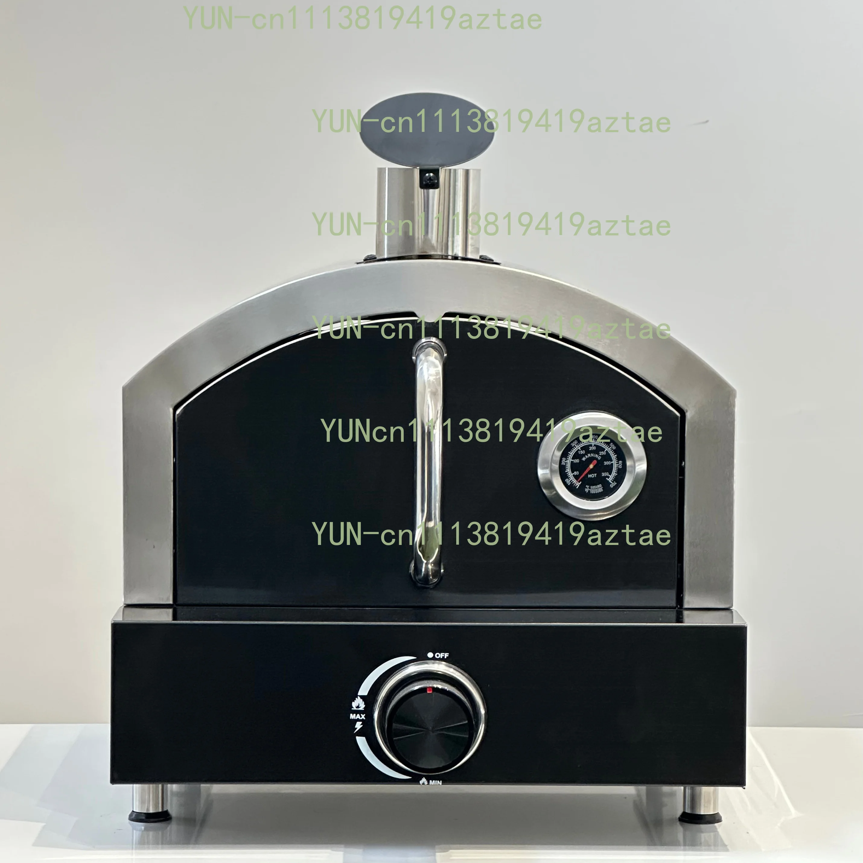 Portable Stainless Steel Black Titanium 304 Gas Pizza Oven Efficient Table Top For Outdoor Camping Cake Baking BBQ Grills