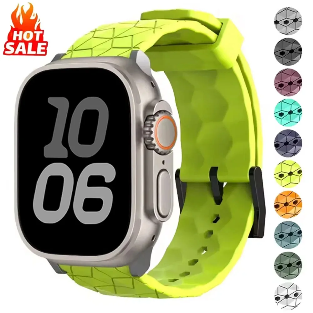 Silikonarmband für Apple Watch Ultra 3 2 49 mm 46 mm 42 mm 45 mm 41 mm 38 mm Sport-Handgelenkgürtel iWatch SE3 44 mm 40 mm Serie 11 10 9 8 7