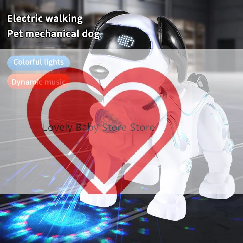 

【BS】Robot Dog Electronic Stunt Pet Interactive Touch Programmable Smart Walking Dancing Kids Birthday Gift For Kids Boys Girls