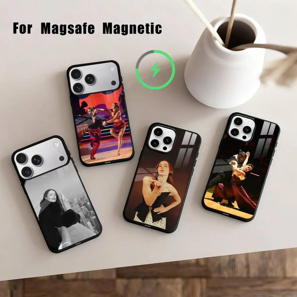 

W-Whitney L-Leavitt Phone Case For iPhone17,16,15,14,13,12,11 Plus,Pro Max Magnetic For Magsafe Wireless Charging