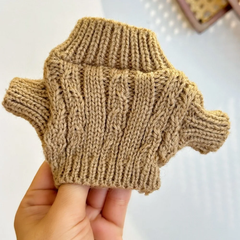 

High Quality Fashion Doll Knitted Coat 4 Colors Clothes Tops Outfits Winter Warm Sweater for 20cm Cotton Doll/for Idol Dolls