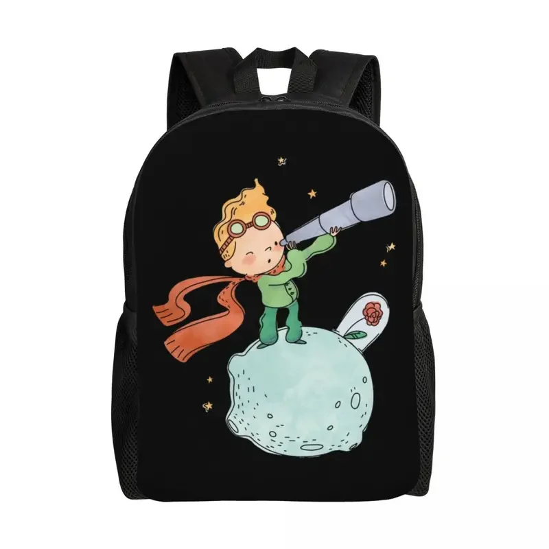 The Little Prince zaino donna uomo School College Student Bookbag adatto a 15 pollici Laptop Le Petit Prince French Fairy Tale Bags