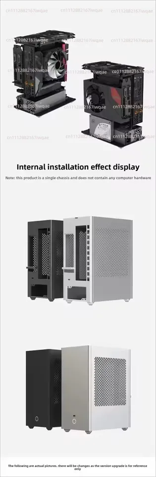 K2S K39 Ghost S1 Mini CNC Chassis - MINI ITX A4 PC Case view 3