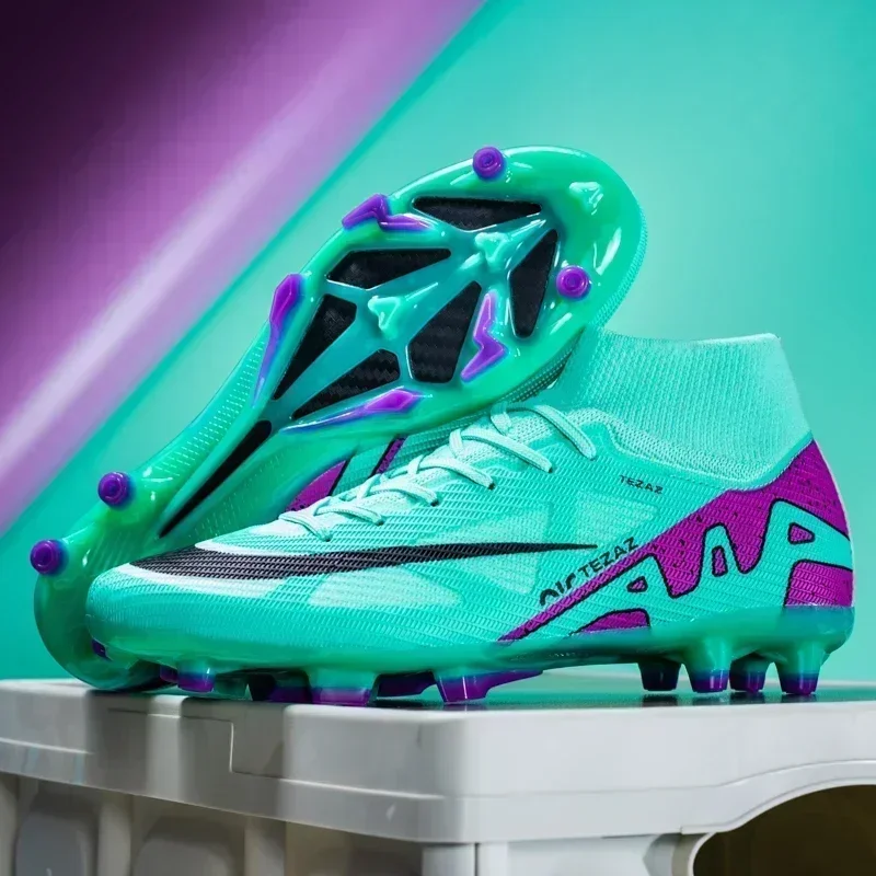

New Men Soccer Shoes Ultralight Futsal Football Boots Sport Indoor Non-Slip Non Slip Turf Comfortable Grass Adult Cleats