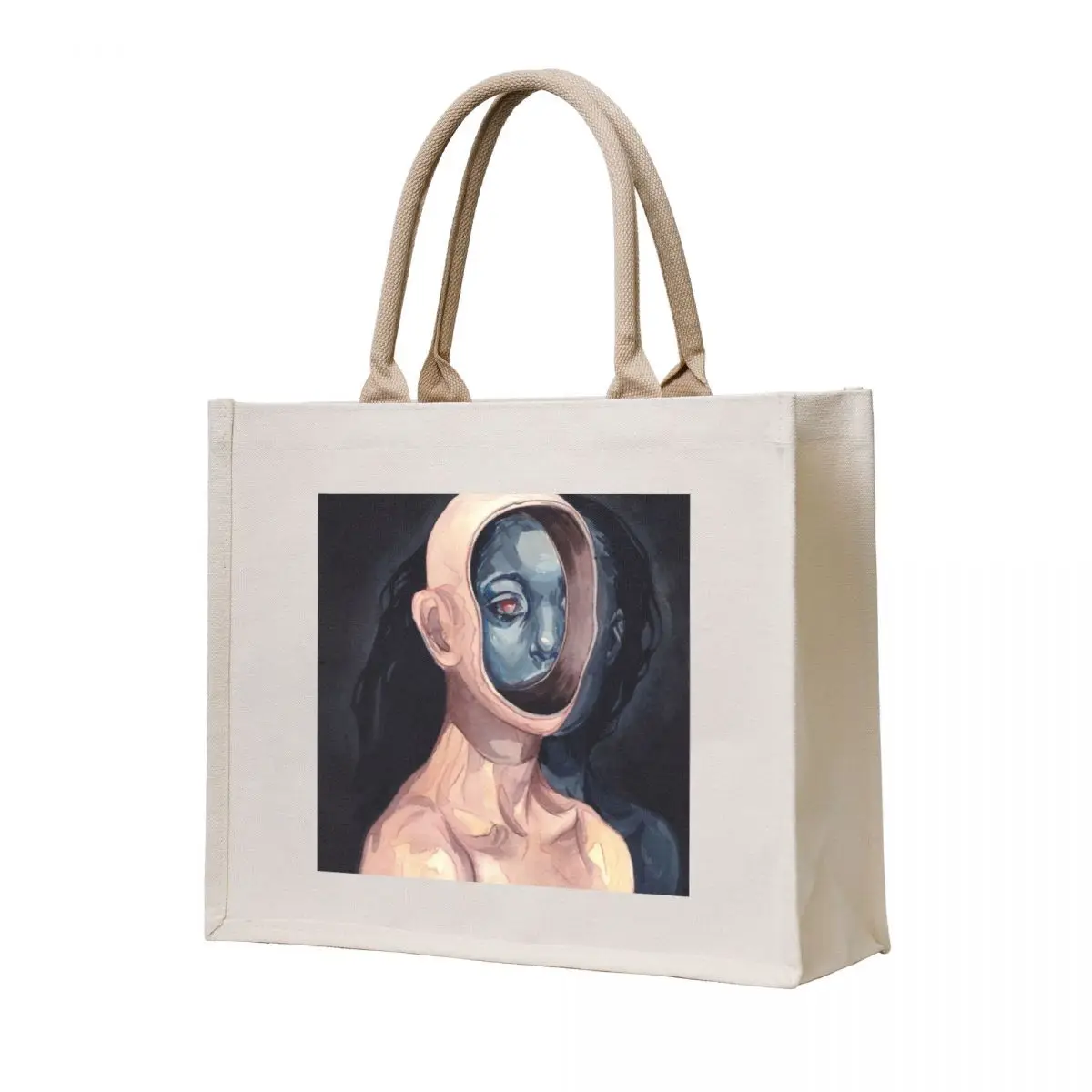 

Shadowed Tote Bag canvas shopping bag custom fabric bag Women's shopper