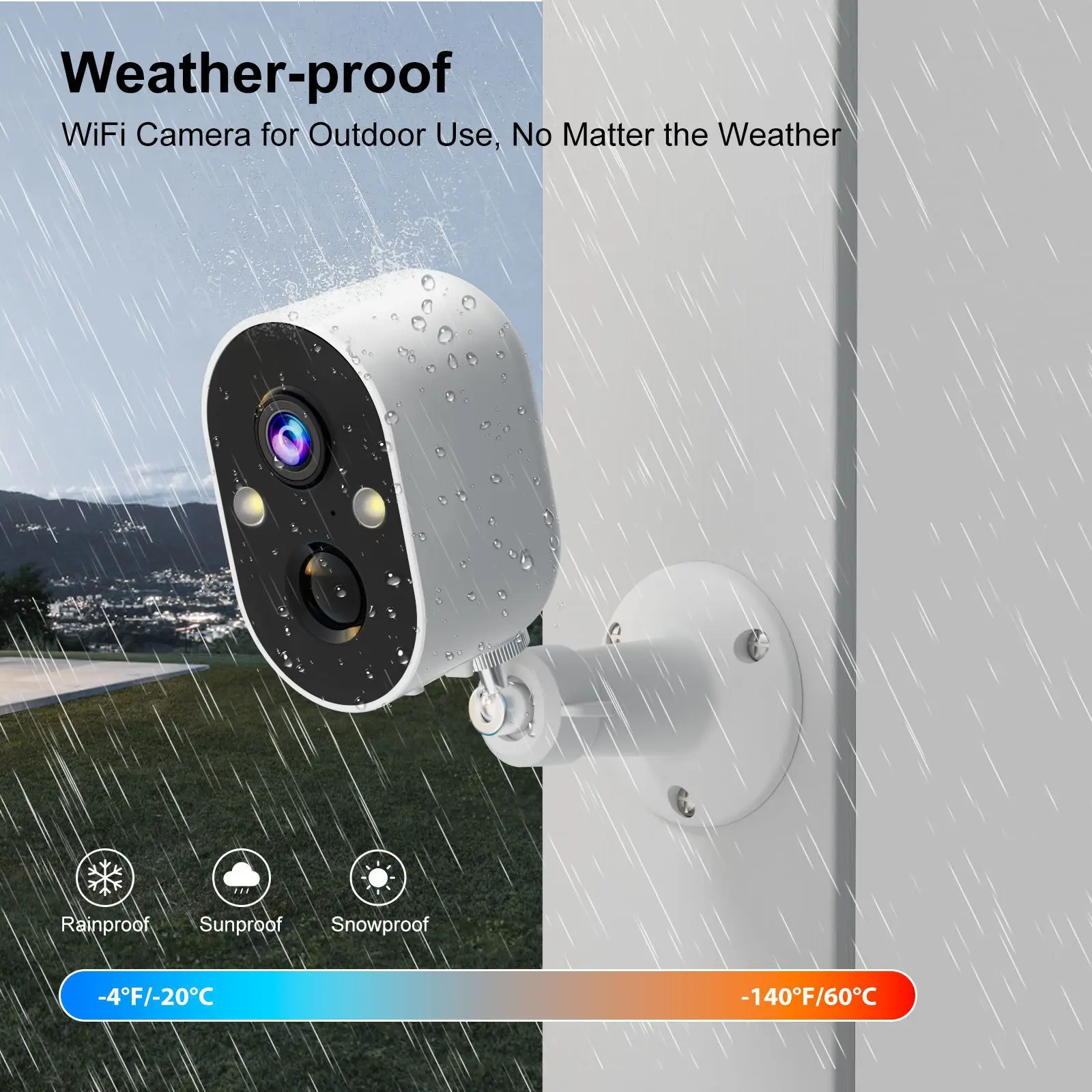Waterproof Wireless Outdoor Wifi Solar Camera 2 Way Audio Webcam Night Vision Motion Detection Alarm House Surveillance Cameras