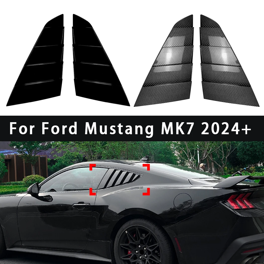 

Для Ford Mustang MK7 2024+ Накладки на задние окна, боковые дефлекторы, спойлеры, аксессуары для кузова