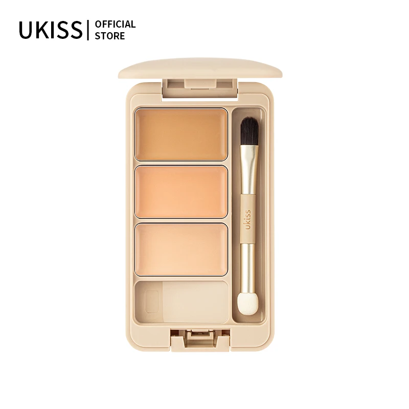 UKISS 3 In 1 Full Coverage Multi Uses Concealer is Long-Lasting Lightweight Waterproof Oil-control Face Foundation Cream Makeup