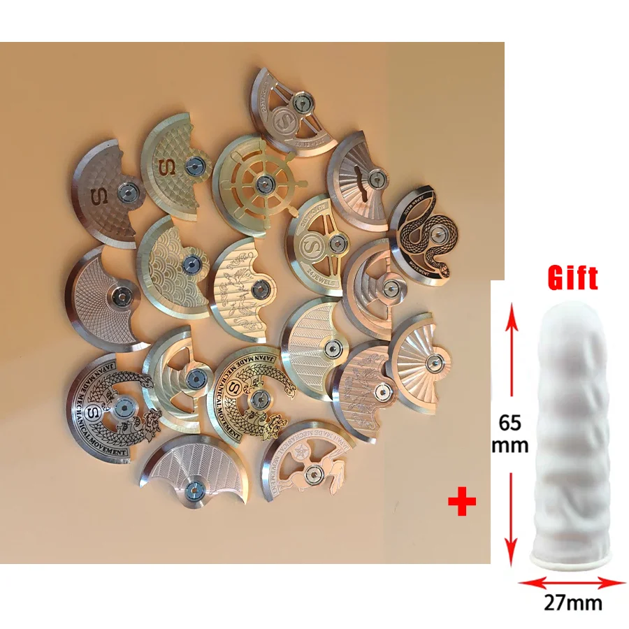 NH36 NH35 Movement Rotor With Dustproof Finger Automatic Hammer Rotor Fit for NH34 NH35 NH36 NH38 4R35 7S26 Movement Rotor