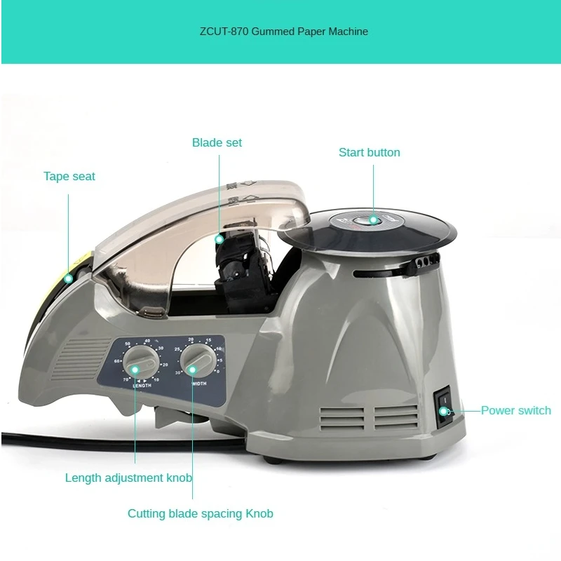 

Disc adhesive tape , tape cutting machine ZCUT-870, fully automatic adhesive tape machine