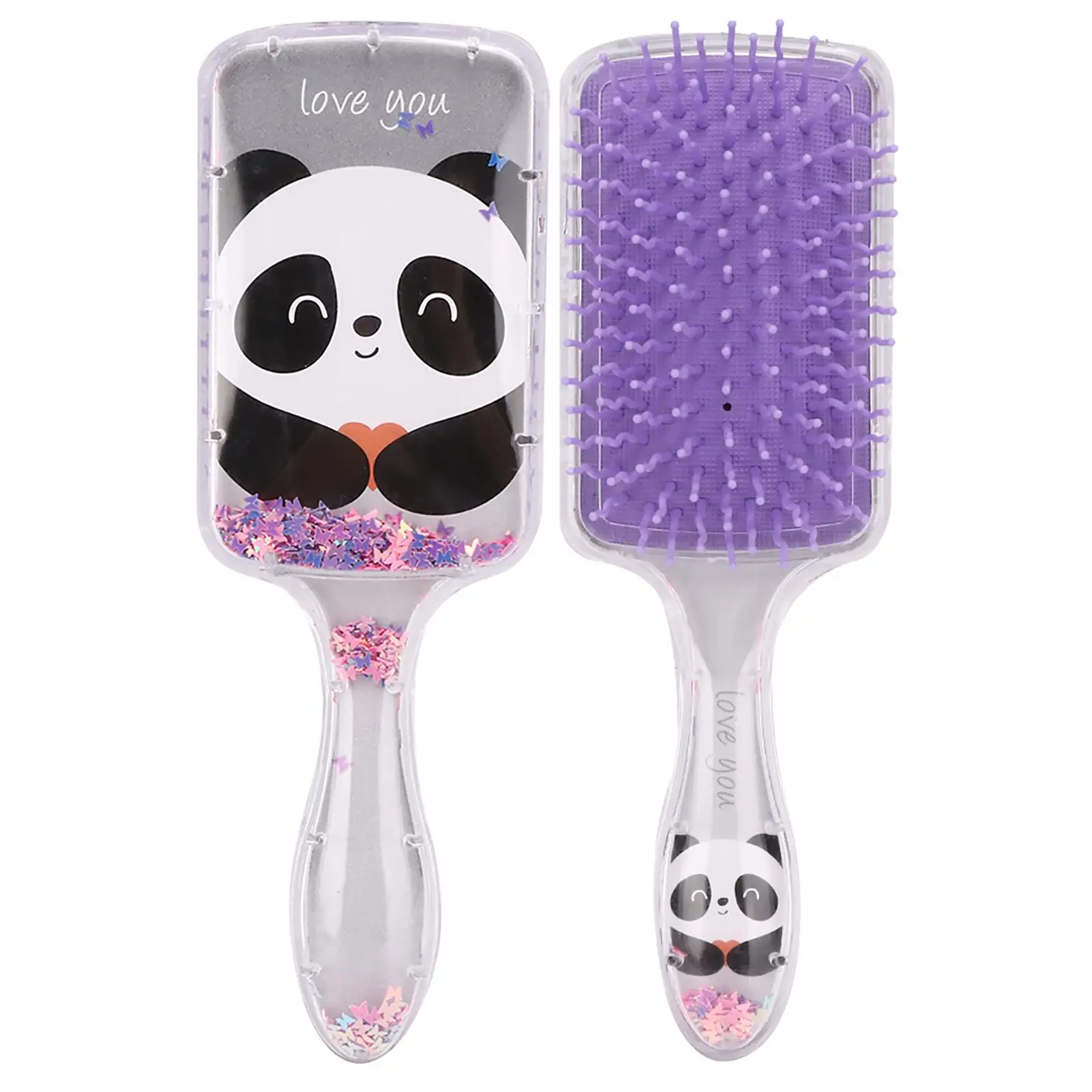 

Cartoon Anti-Static Hair Comb Set – Curly & Straight Hairstyling Brush, Scalp Massager Tool for Smooth Hair