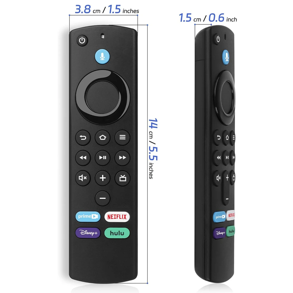 Replacement Voice Remote Control L5B83G Compatible with Fire Smart TVs Cube, For Smart TVs Fire Stick 4K Gen Lite