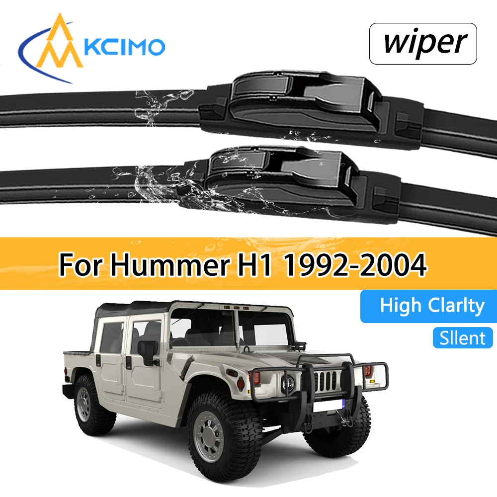2Pcs Car Front Wiper Blades For Hummer H1 1992-2004 Crystal Clear Visibility & Enhanced Driving Safety
