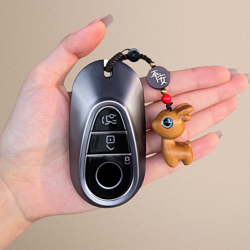Tpu Key Case for Mercedes Benz W223 W206 S350L S400L S450L S500L C260l C200l Glc300l E300l Car Key Case 3 Button Key Cover Fob