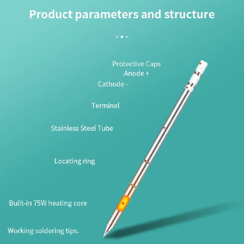 T12 Series Integrated Long Soldering Iron Tips T12-B/IL/ILS/K/KU Welding Tools Fit Hakko FX951/952/T12 Soldering Station