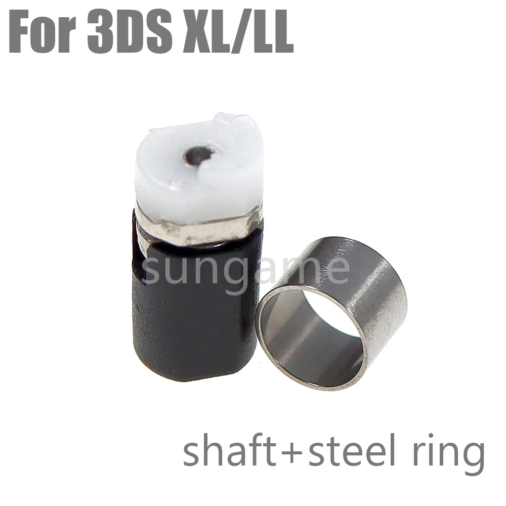 10sets For 3DS XL LL Shaft Hinge Axle Spindle with Steel Ring Replacement Game Console Repair