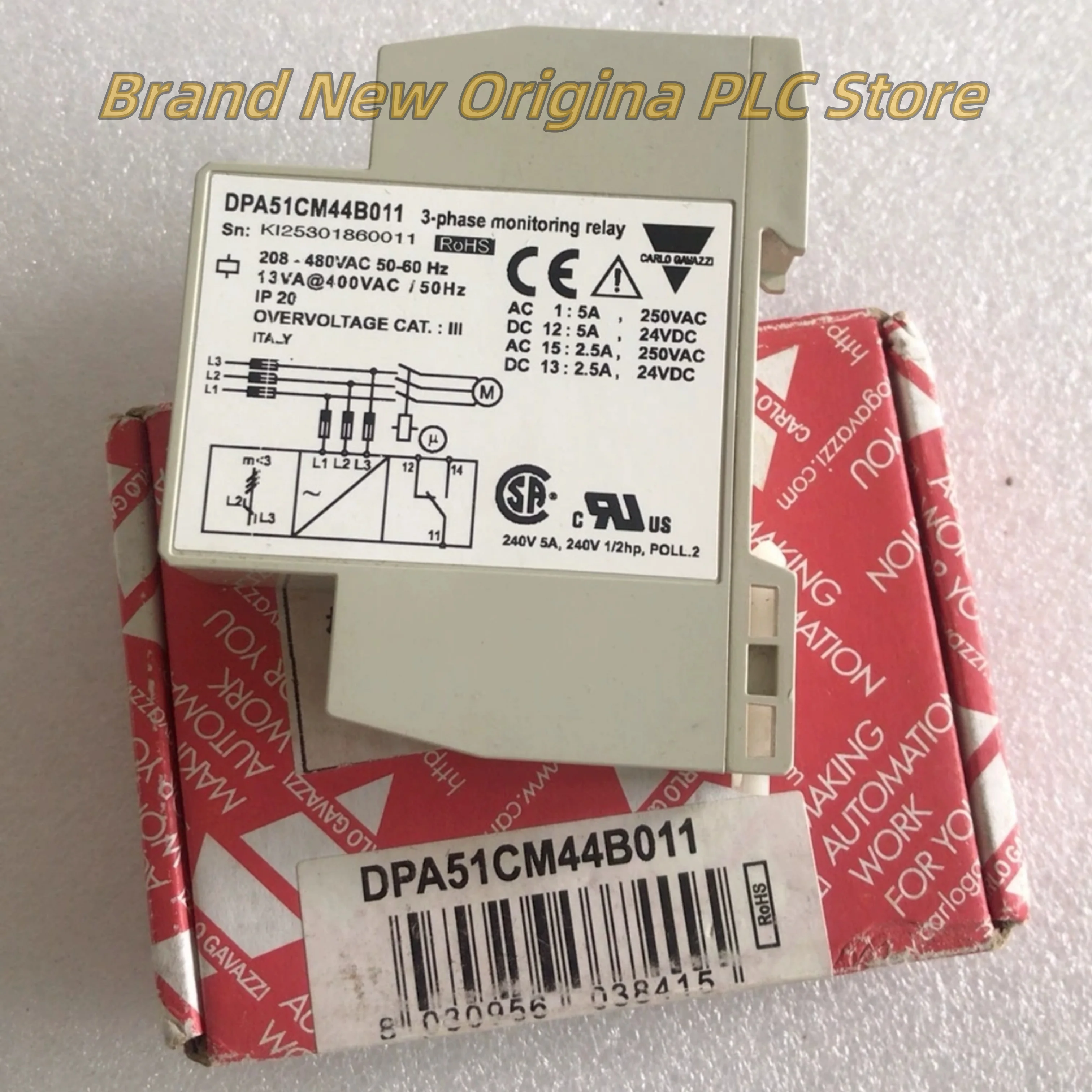 New Three-phase relay  DPA02CM40 original  DPA51CM44B011 DPA51CM44B014