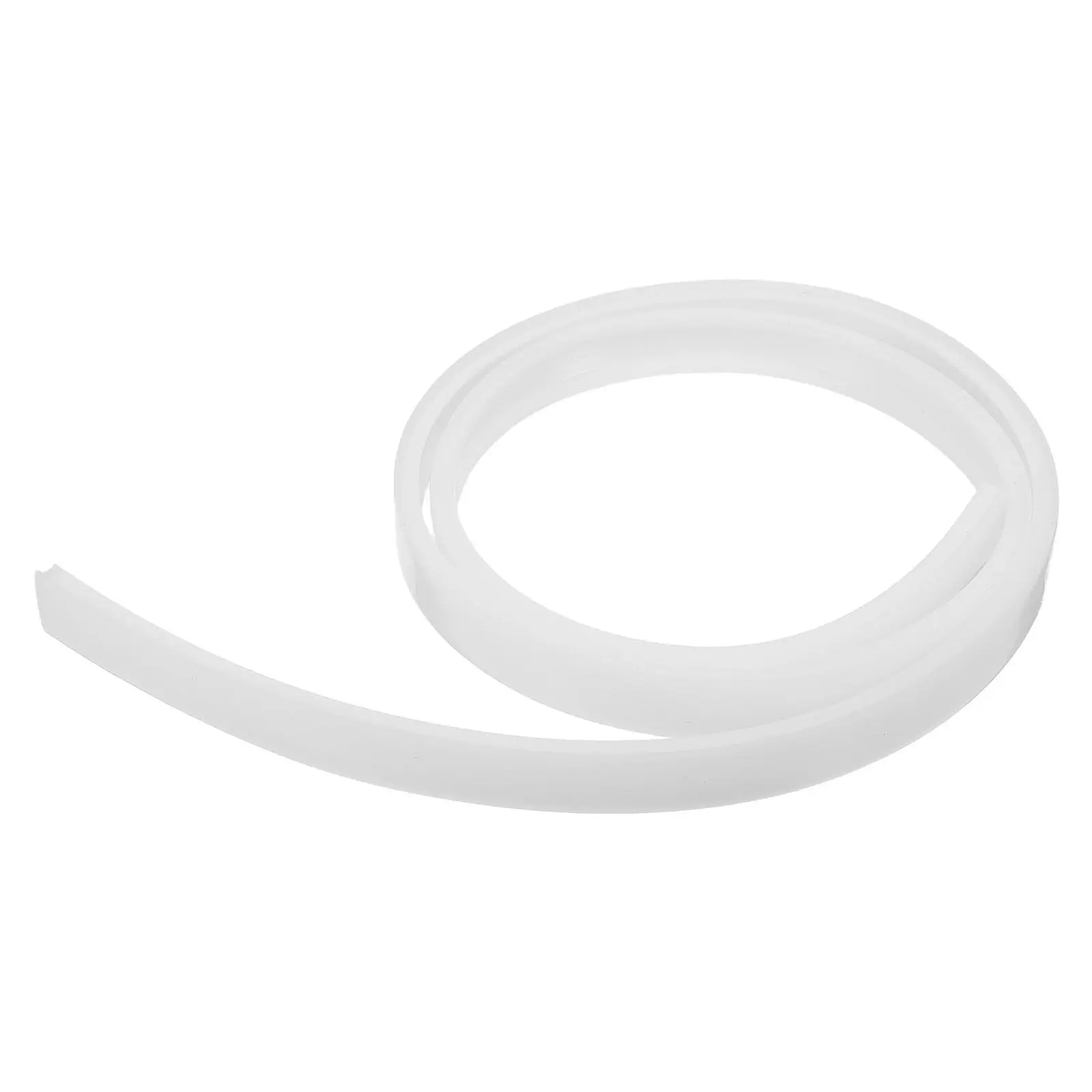 LED Strip Light Diffuser Channel Bendable Soft Cover for Curved Straight Installations Flexible Strip Light Holder Track Dust