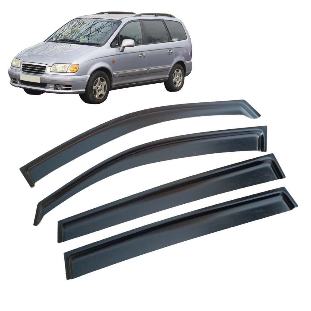 

Window Visor for Hyundai TRAJET 1999 2000 2001 2002 2003 2004 2005 2006 2007 2008 Wind Deflectors Rain Guards Door Visor Vent