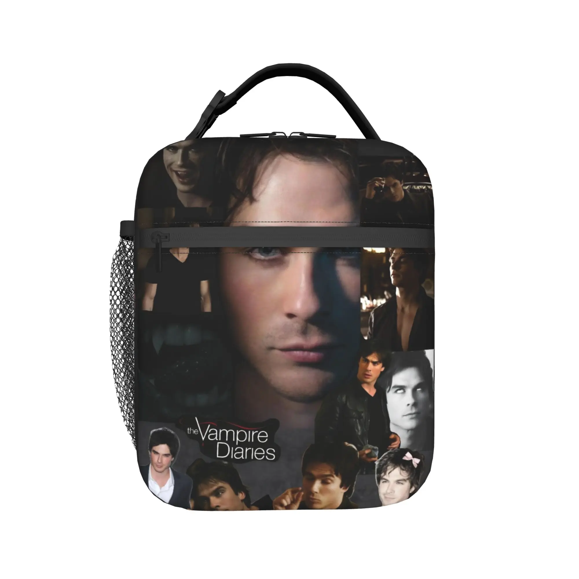 The Vampire Diaries Resuable Movie Lunch Bag For Unisex  Print Outdoor Picnic Lunch Box Fun Portable Oxford Cooler Bag
